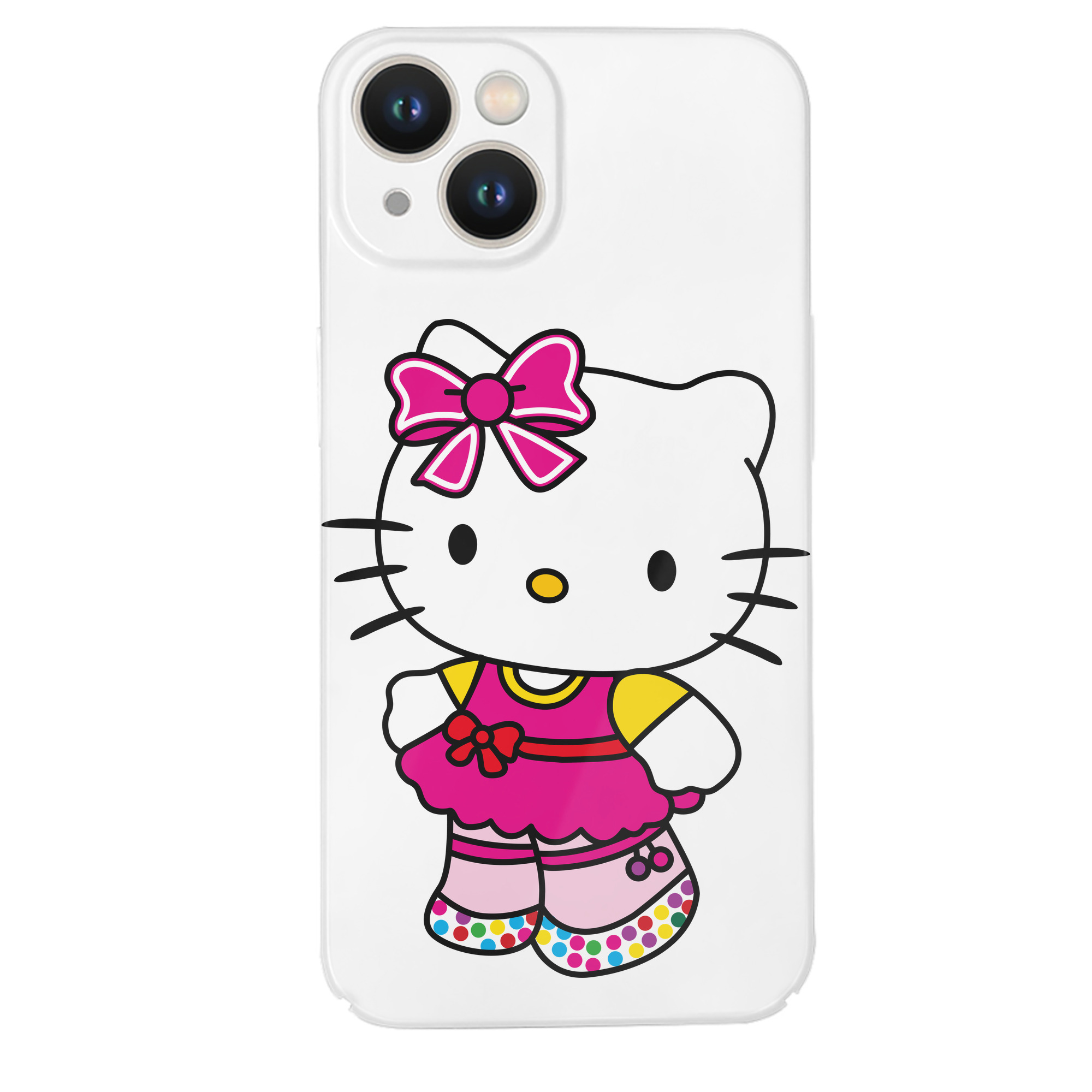 （画像用） Hello Kitty ハローキティ 【iPhone 14シリーズ対応】ハードケース